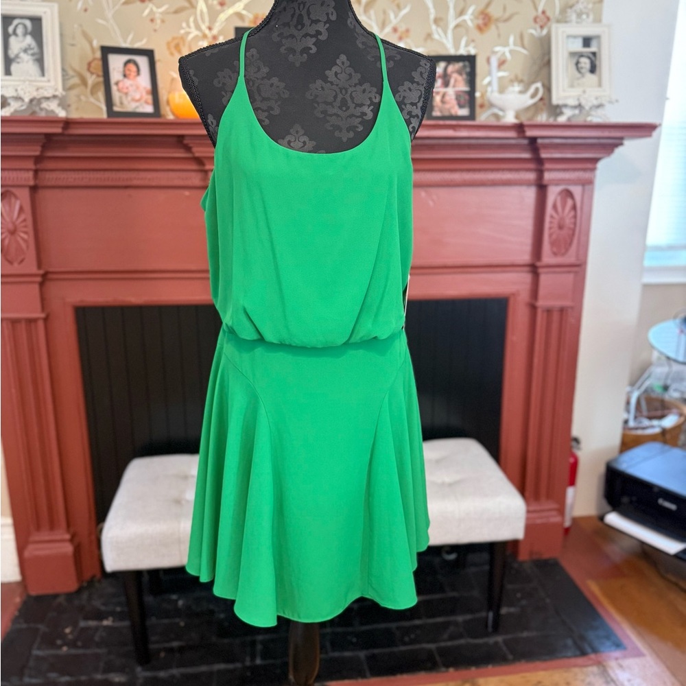 Bisou Bisou Emerald Backless Dress